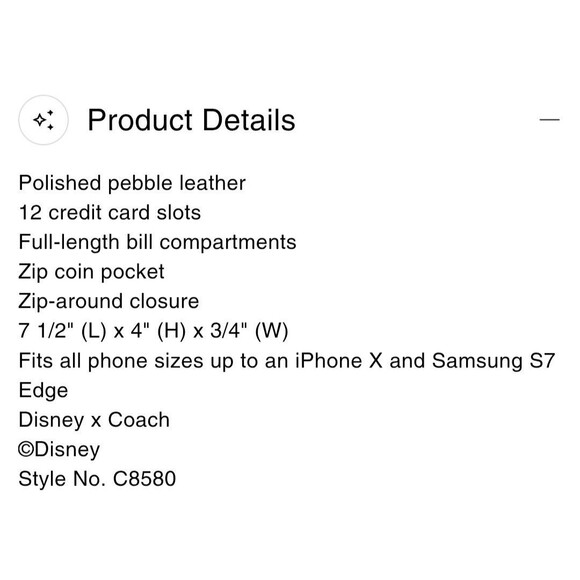 DISNEY COACH 50TH ANNIVERSARY RED LEATHER PATCH WALLET MINNIE MOUSE -nwt - Picture 5 of 9